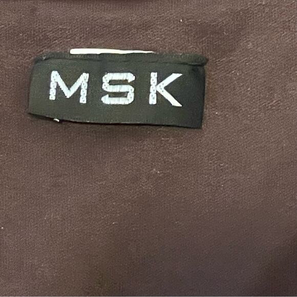 MSK Vibrant Summer Dress Above Knee Size Small B4 - Picture 2 of 3